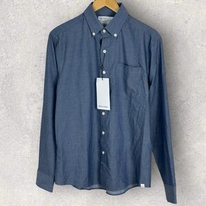 NWT Ministry of Supply Velocity‎ Shirt Mens Size Small Button Down Collar Blue S